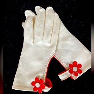 Pristine and rare mod vintage Van Raalte gloves